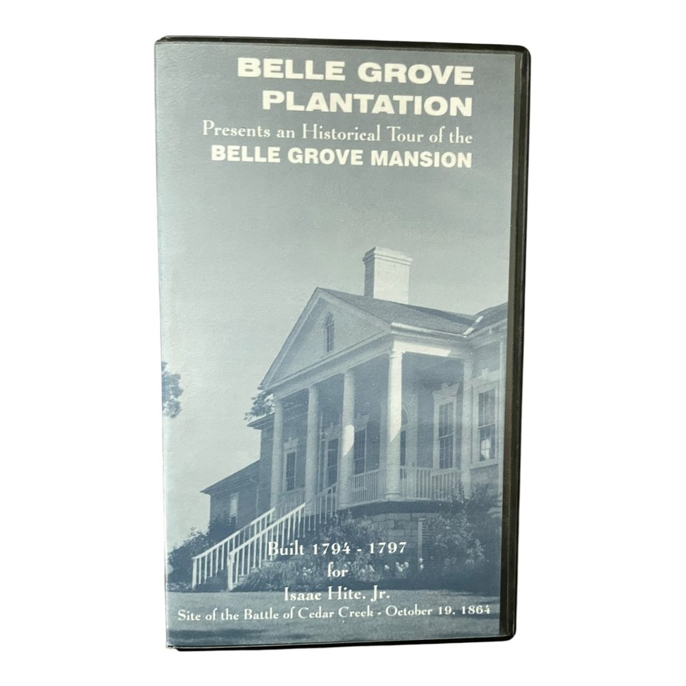 Belle Grove Plantation Historical Tour VHS 1993 Virginia Shenandoah Valley